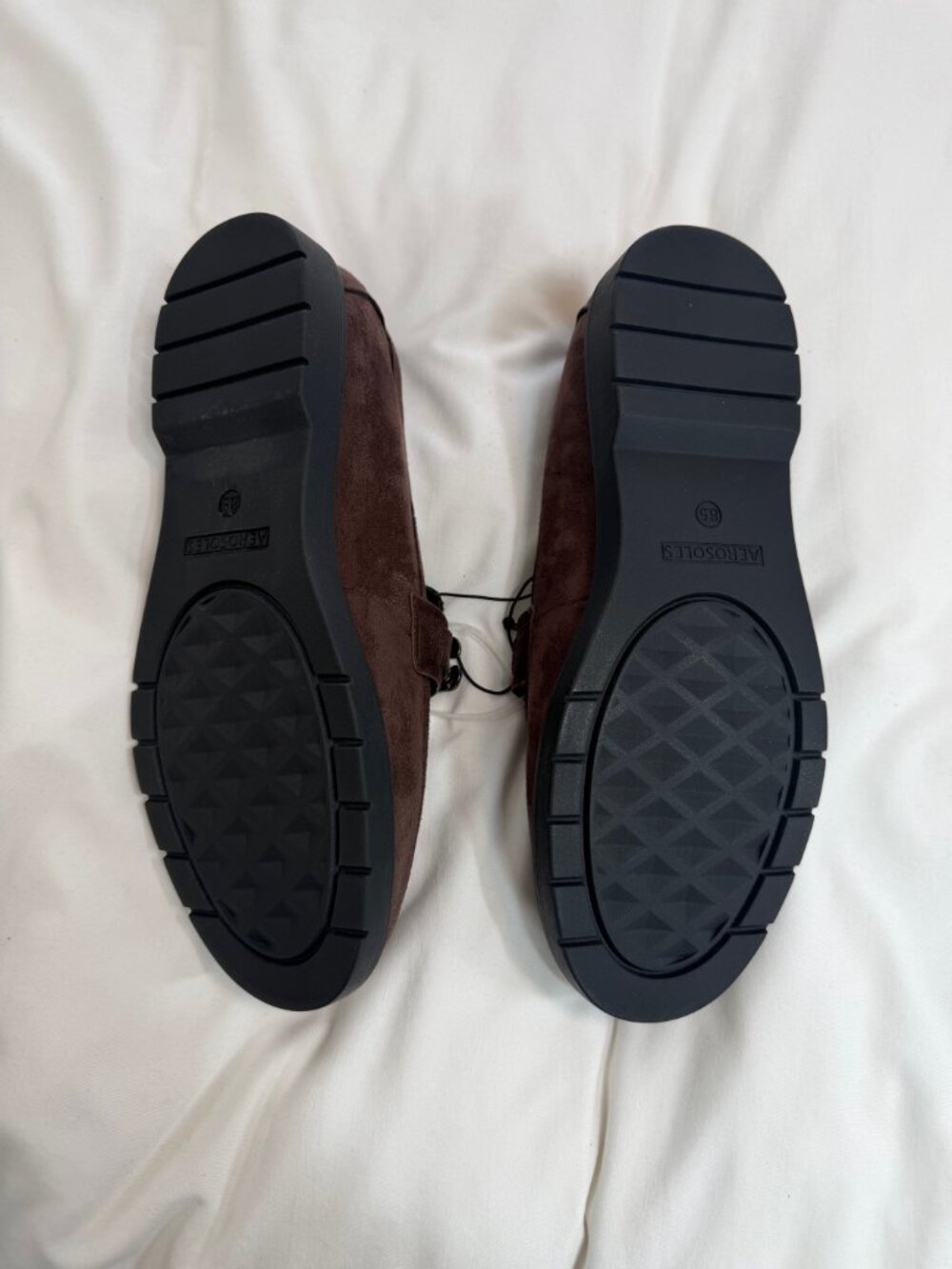 Aerosoles Beckett Brayla Brown Horsebit Lug Loafers Size 8.5M - Picture 10 of 11